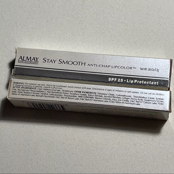 2x ALMAY Stay Smooth Anti-Chap Lipcolor with SPF 25 - Lip Protectant #TAN - Picture 3 of 7